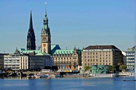 Hamburg, jezero Alster: ©www.mediaserver.hamburg.de (Spahrbier, Christian )